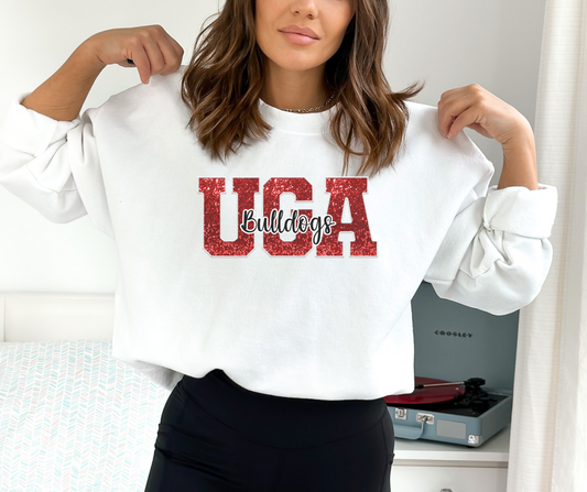 UGA Georgia Bulldogs White Sweater